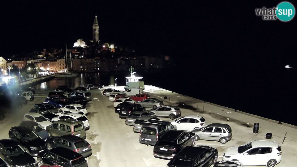 Live webcam: Rovinj Panorama, Panoramic view over Rovinj old town